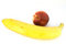 Free Banana With Peach Stock Image - 3154831