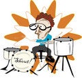 Free Drummer In The Band Royalty Free Stock Photo - 3163755