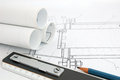 Free Design Draft Papers Stock Photography - 3176122