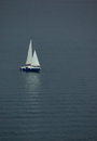 Free Lonely Sail Boat At The Sea Of Montenegro Stock Photo - 3177430