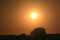 Free Sun Setting Over Farm & Trees Stock Photos - 3186983