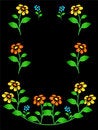 Free Flowers Postcard Royalty Free Stock Images - 3192799