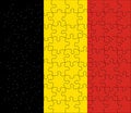 Free Flag Of  Belgium Puzzle Royalty Free Stock Photography - 3195767