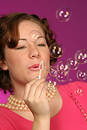 Free Blowing Bubbles Royalty Free Stock Photos - 324128