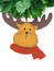 Free Reindeer Tree Ornament Stock Images - 326104