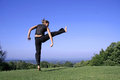 Free Woman Practising Self Defense Royalty Free Stock Photos - 3204648
