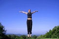 Free Woman Practising Self Defense Royalty Free Stock Photos - 3204958