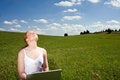 Free Laptop Outdoor Recreation Stock Image - 3205261