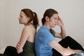 Free Young Couple Sulking Stock Photography - 3206552