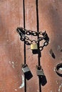 Free Three Locks Royalty Free Stock Photography - 3211367
