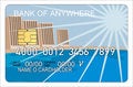 Free Credit Card With Buildings Stock Images - 3214664