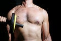 Free Man In The Gymnasium Royalty Free Stock Photography - 3227397