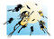 Free Young Witch Straddle Broom Stock Photos - 3228333