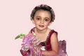 Free Ballerina With Flowers Stock Images - 3256604