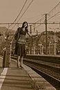Free Woman Leaving On A Journey Royalty Free Stock Image - 3276026
