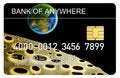 Free Credit Card With Earth And Moo Royalty Free Stock Photos - 3284428