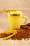 Free Cup Of Coffee With Coffee Grai Royalty Free Stock Images - 3281589