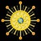 Free Golden Medal With Earth Royalty Free Stock Images - 3284389