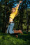 Free Slim Shaped Girl Jumping Royalty Free Stock Photography - 3286747