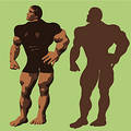 Free Man And His Shadow 2 Stock Photo - 334140