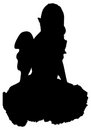 Free Silhouette With Clipping Path Royalty Free Stock Image - 3314276