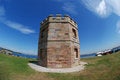 Free Brick Tower Blue Sky Fisheye Royalty Free Stock Photos - 3325098