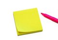 Free Yellow Sticky Pad Royalty Free Stock Photos - 3336008