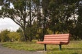 Free Red Bench On Path Royalty Free Stock Photo - 3344865