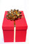 Free Red Present With Gold Bow Royalty Free Stock Photos - 3357148