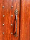 Free Antique Brass Door Handle Royalty Free Stock Photo - 3377065