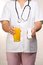 Free Medicine And Orange Juice Royalty Free Stock Photography - 3375447
