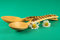 Free Wooden  Spoons And  Flowers Stock Photos - 3380503