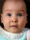 Free Baby Looks Upwards Stock Photo - 344520