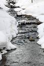 Free Snowy Stream Royalty Free Stock Images - 345119