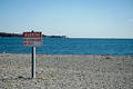 Free Warning, No Lifeguard On Duty Sign At The Beach Stock Images - 348424