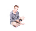 Free Man And Palmtop Royalty Free Stock Images - 3405599