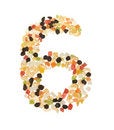 Free Digit 6 Stock Photos - 3432703