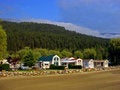 Free Waterfront Houses, BC, Canada Royalty Free Stock Images - 3433839
