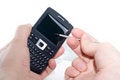 Free Communicator In Hand Stock Image - 3453201