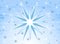 Free Blue White Rustic Snowflakes Stock Image - 3451341