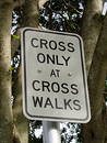 Free Cross Only Sign Stock Images - 355464