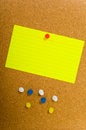 Free Notecard On Corkboard Royalty Free Stock Photo - 3500685