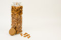 Free Almonds In A Jar Royalty Free Stock Images - 3510389