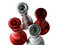 Free Red And Silver Holders V Stock Images - 3542124