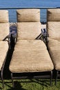 Free Lawn Chairs By Water Stock Photos - 3555723