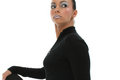 Free Woman Looking Over Shoulder Stock Images - 3563704