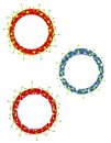 Free Christmas Ornament Frames 3 Stock Photo - 3567920