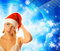 Free Girl In Christmas Hat Stock Image - 3562361