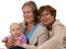Free Three Generations 6 On White Royalty Free Stock Image - 3575566