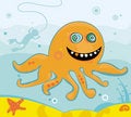 Free Cute Friendly Octopus Stock Image - 3582481